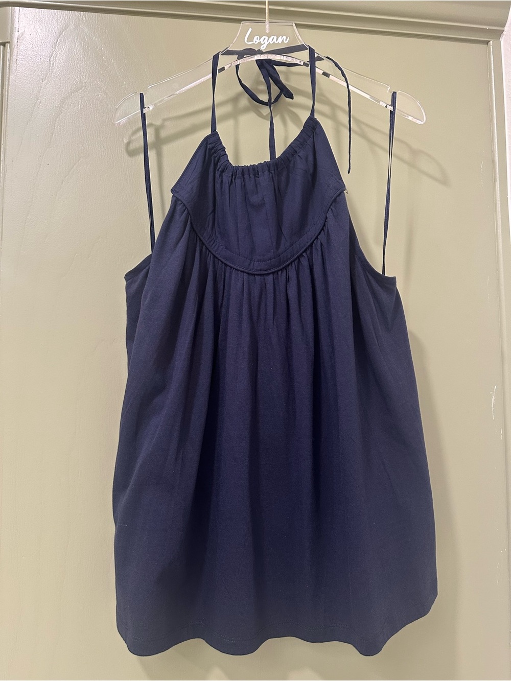 Banana Republic Navy Halter Camisole